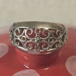 Vintage Sterling Silver Ring Size 8.5